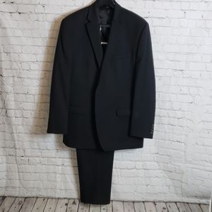 Chaps Men's Black Two Piece Suit